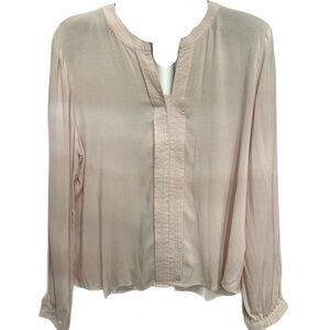 🔴 NWT SPENSE BLUSH PINK BLOUSE SIZE XL